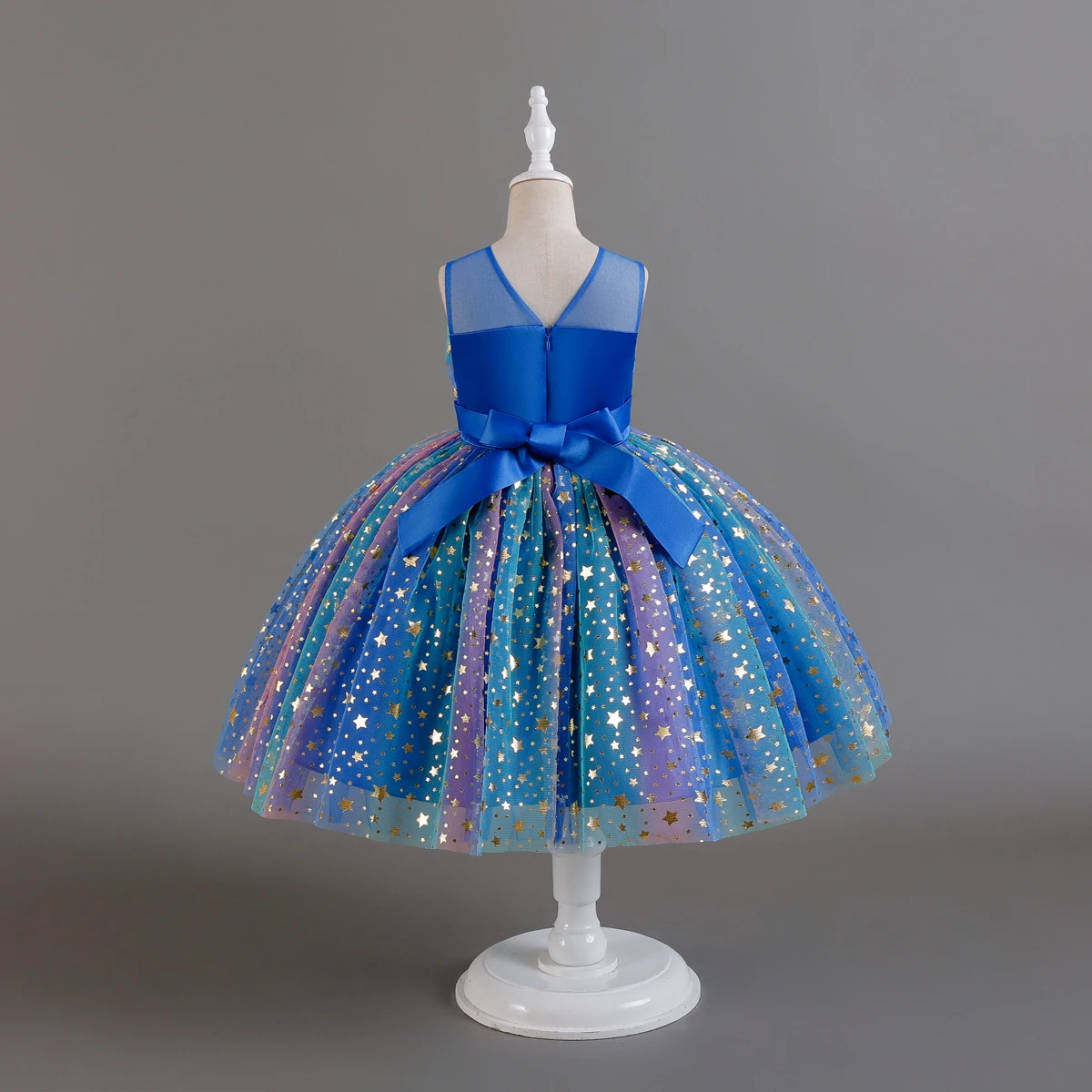 1-10 Years Baby Girl Clothing Rainbow Sequins Dress For Christmas Halloween Brithday Party Kid Girl Wedding Princess Dresses