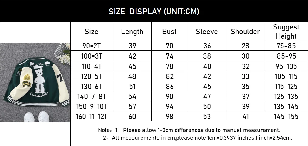 2024 Spring Autumn Baby Boys Jacket Fashion Cartoon Bear Pattern Kids Windbreaker Coats For Children Outerwear Clothing 2-12Year