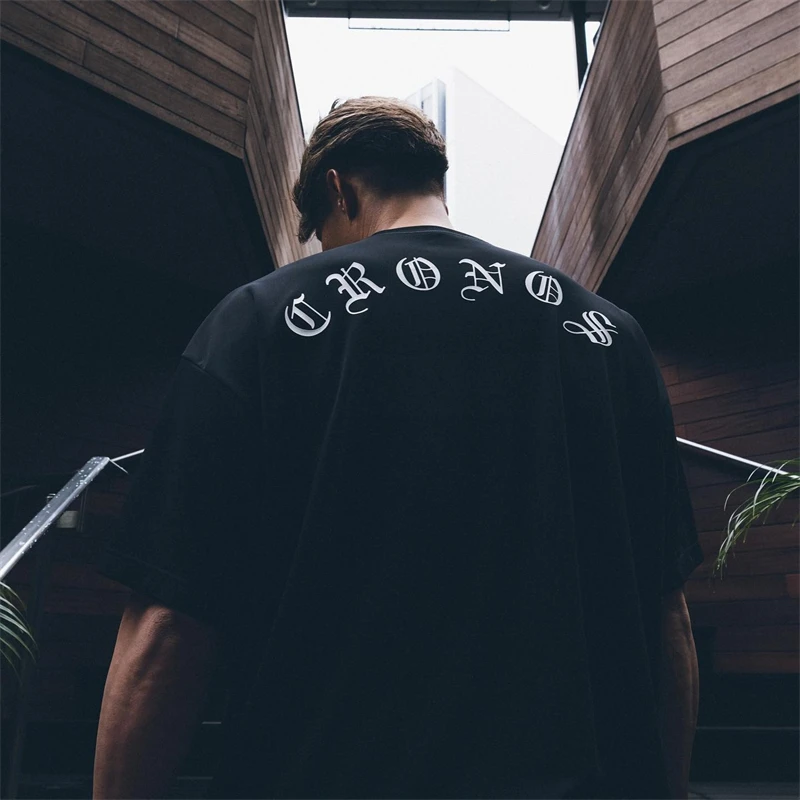 Oversize T-shirt Gym Men's Sports T Shirt Summer Male Cotton Fitness Bodybuilding Workout Shirts Short Sleeve Tees Tops