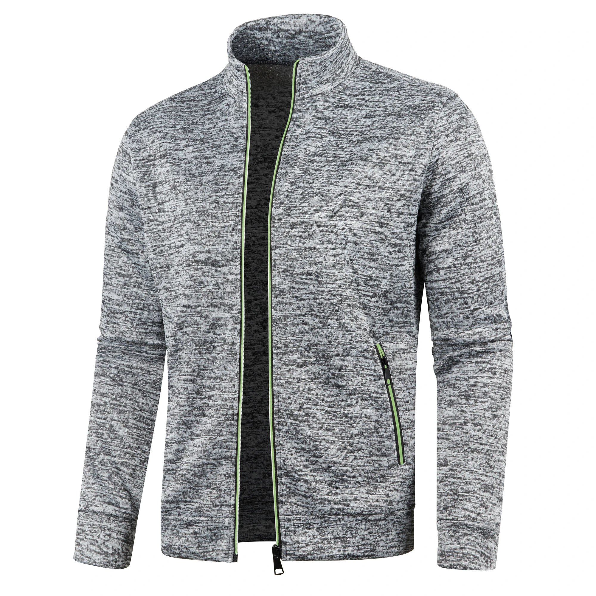 Autumn/winter Men's top Jacket Men's long zip sleeve jacket