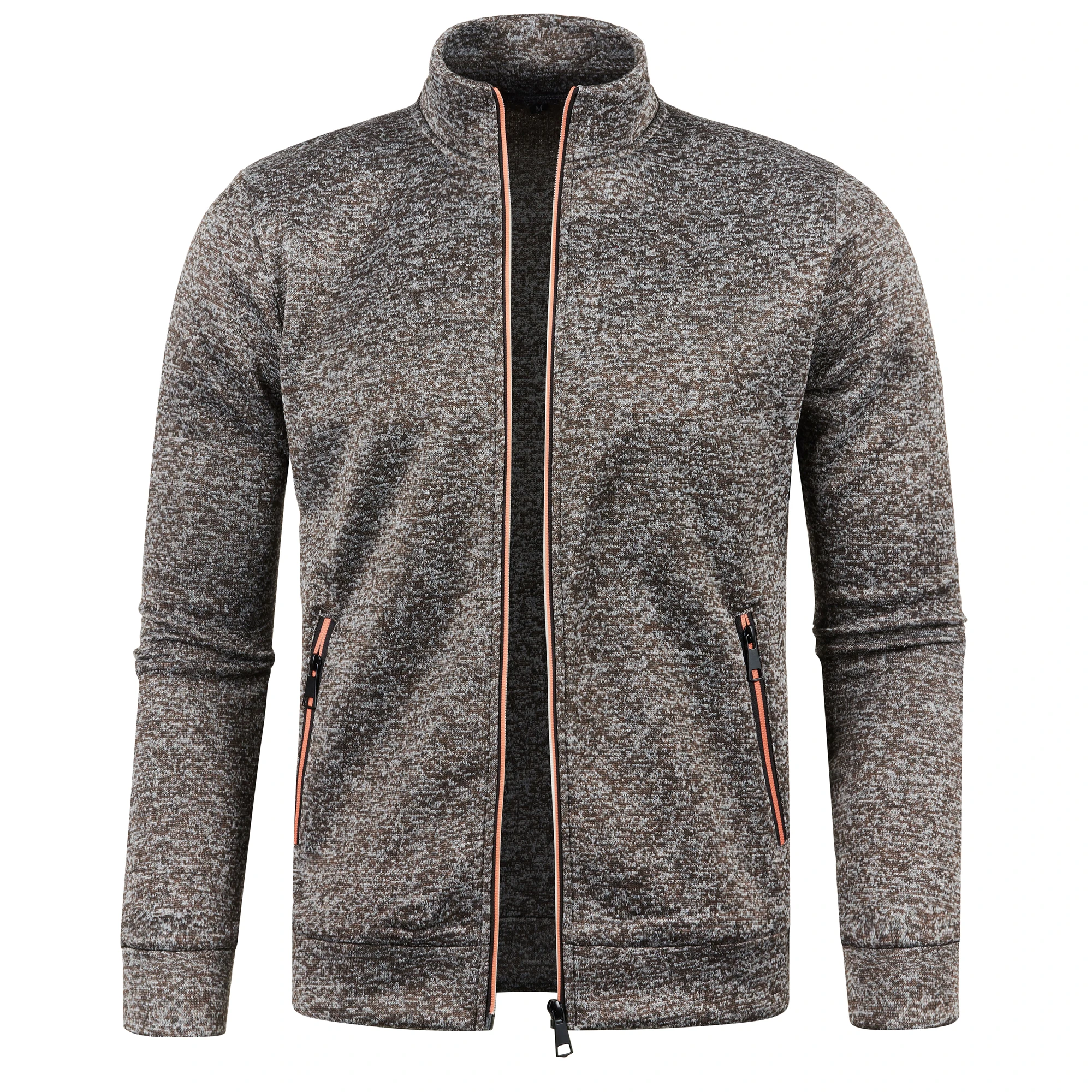 Autumn/winter Men's top Jacket Men's long zip sleeve jacket