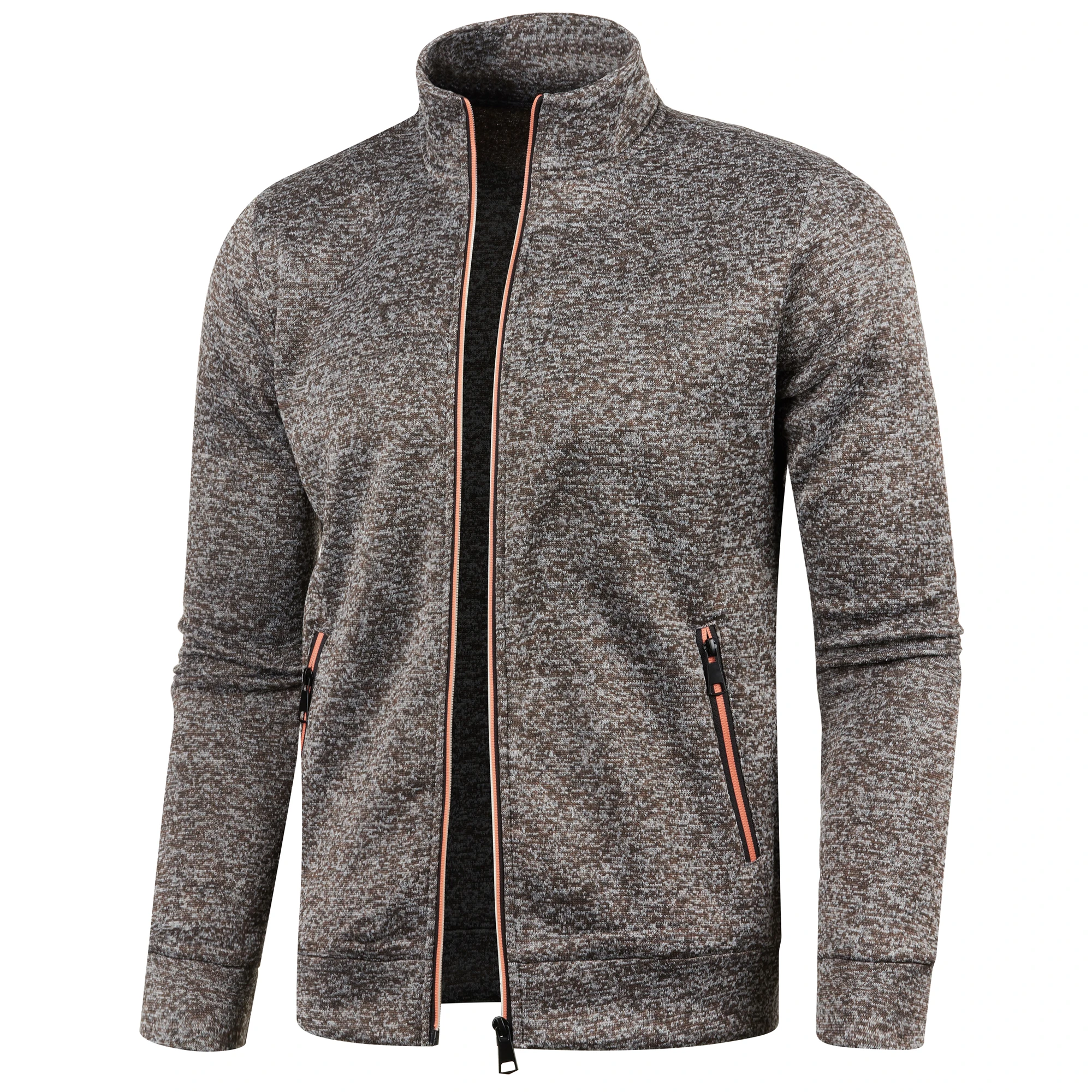 Autumn/winter Men's top Jacket Men's long zip sleeve jacket