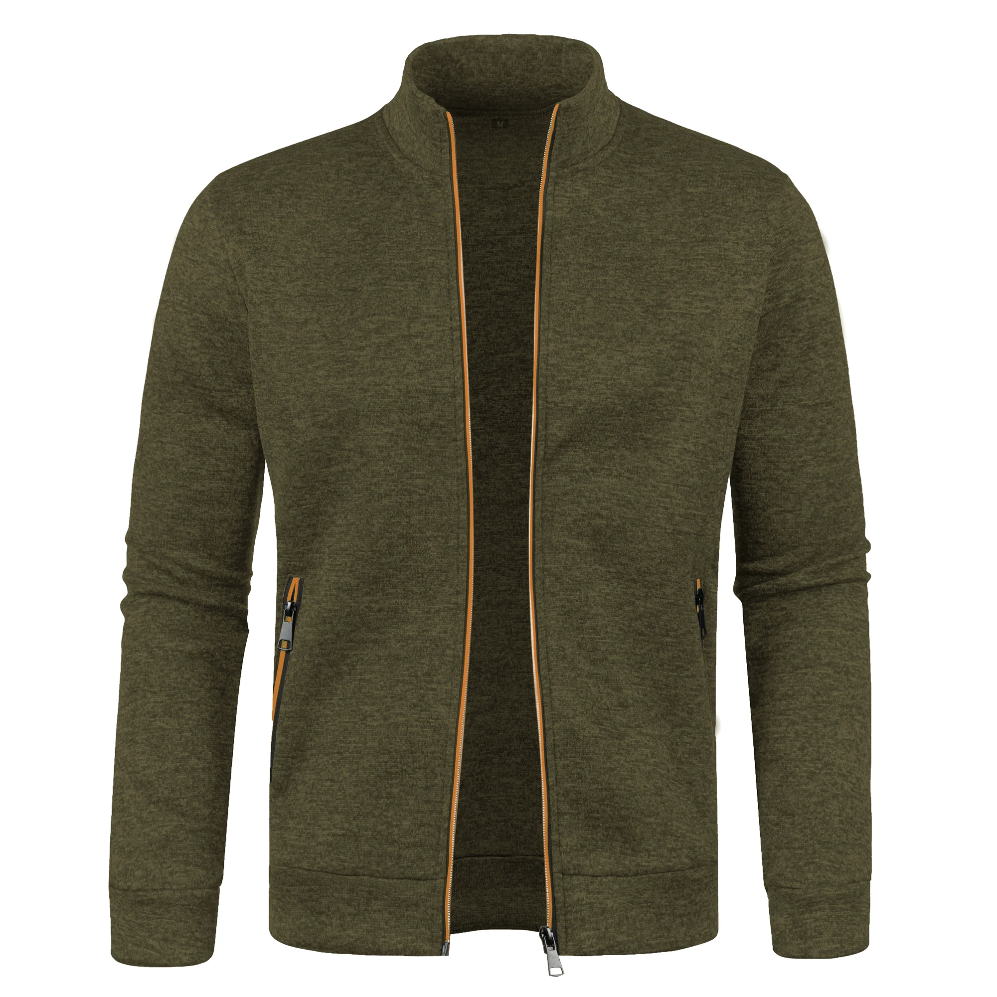 Autumn/winter Men's top Jacket Men's long zip sleeve jacket