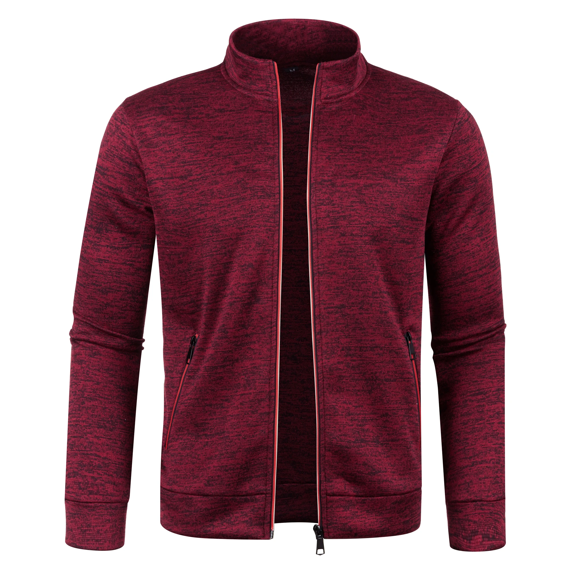 Autumn/winter Men's top Jacket Men's long zip sleeve jacket