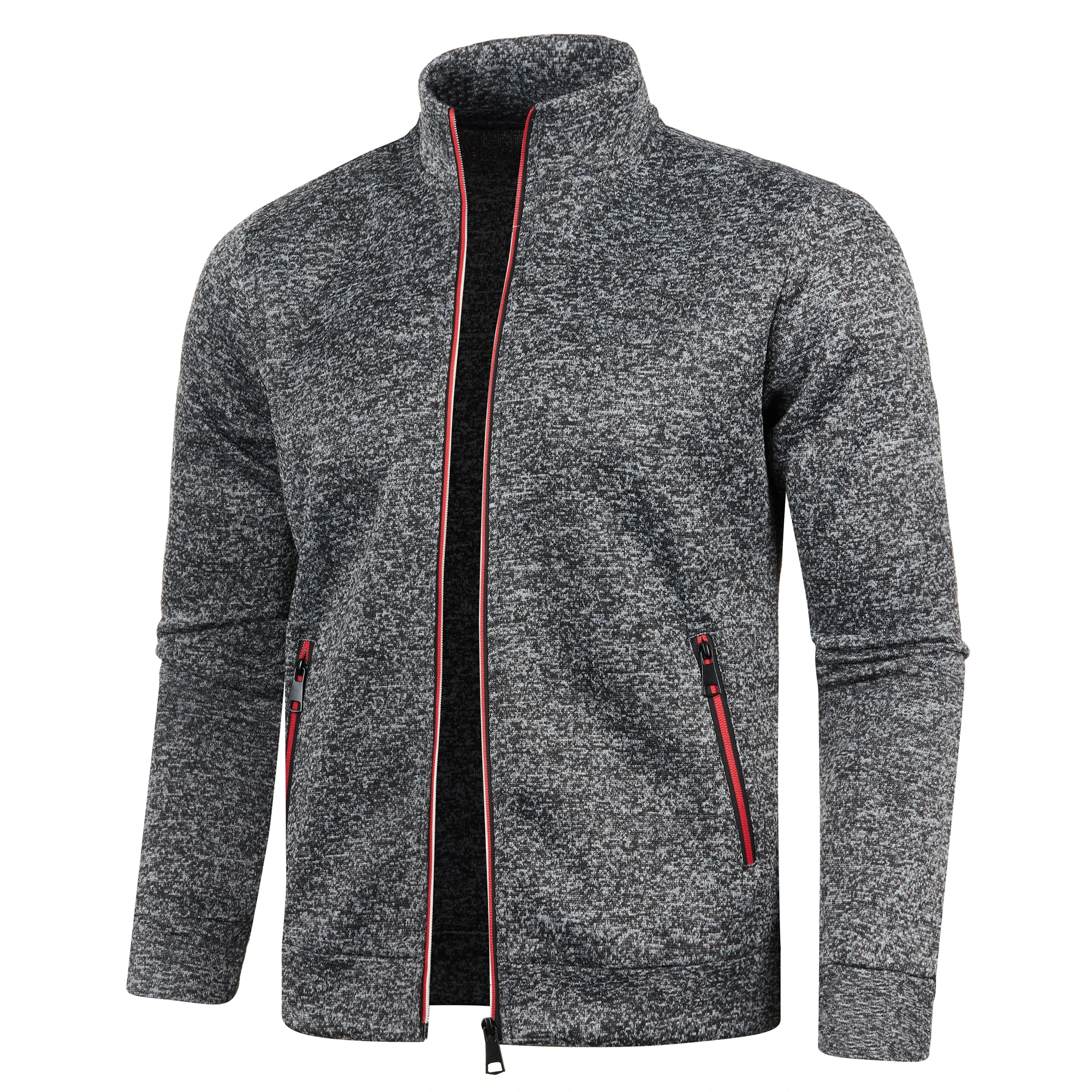 Autumn/winter Men's top Jacket Men's long zip sleeve jacket