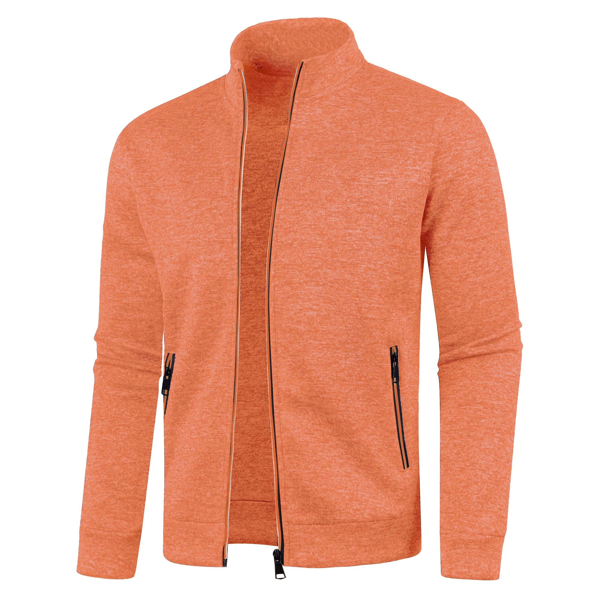 Autumn/winter Men's top Jacket Men's long zip sleeve jacket