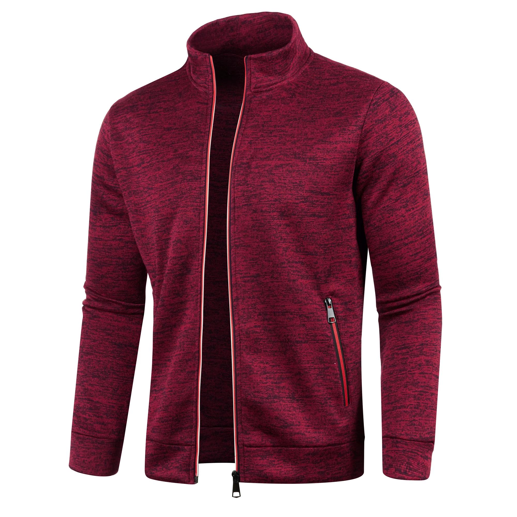 Autumn/winter Men's top Jacket Men's long zip sleeve jacket