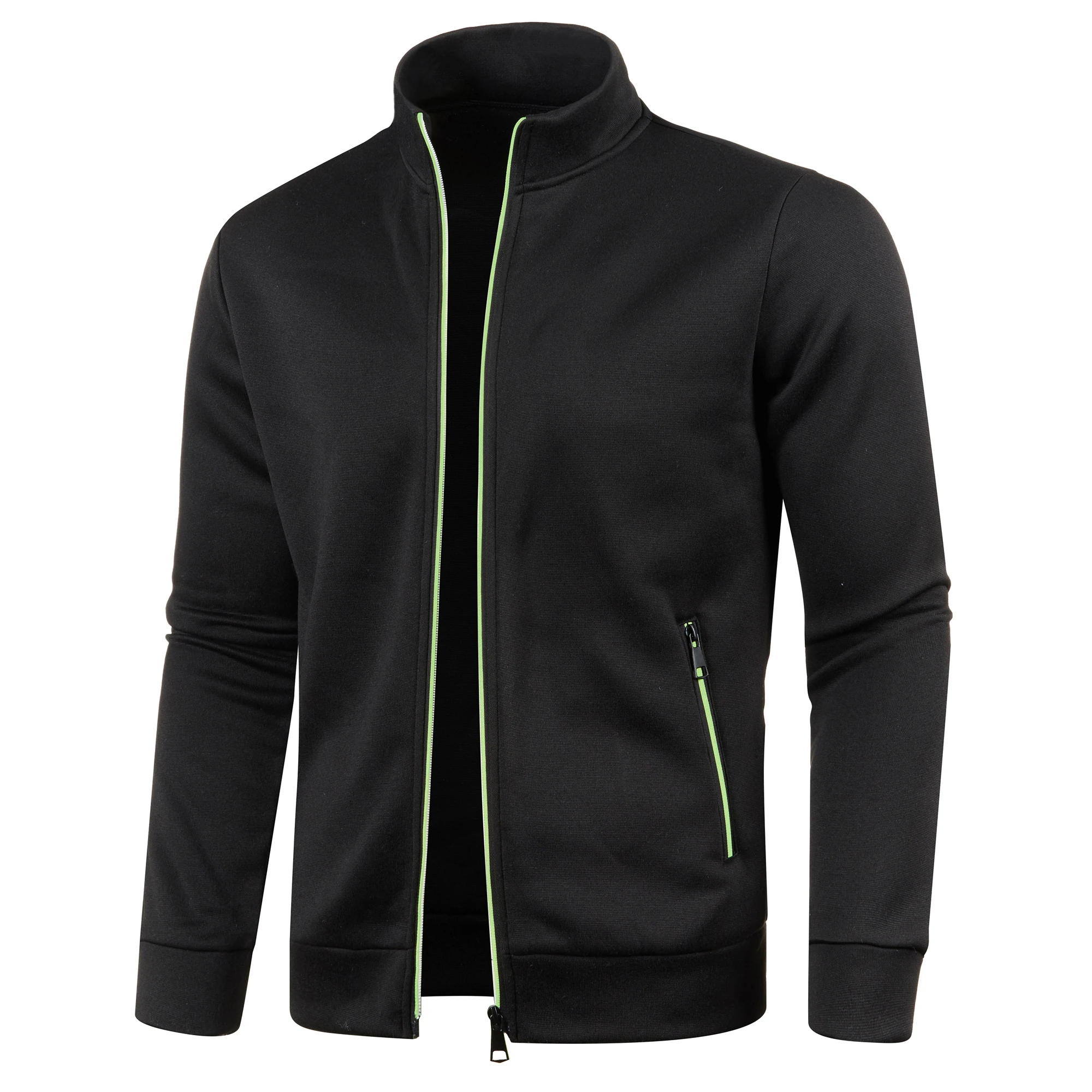 Autumn/winter Men's top Jacket Men's long zip sleeve jacket