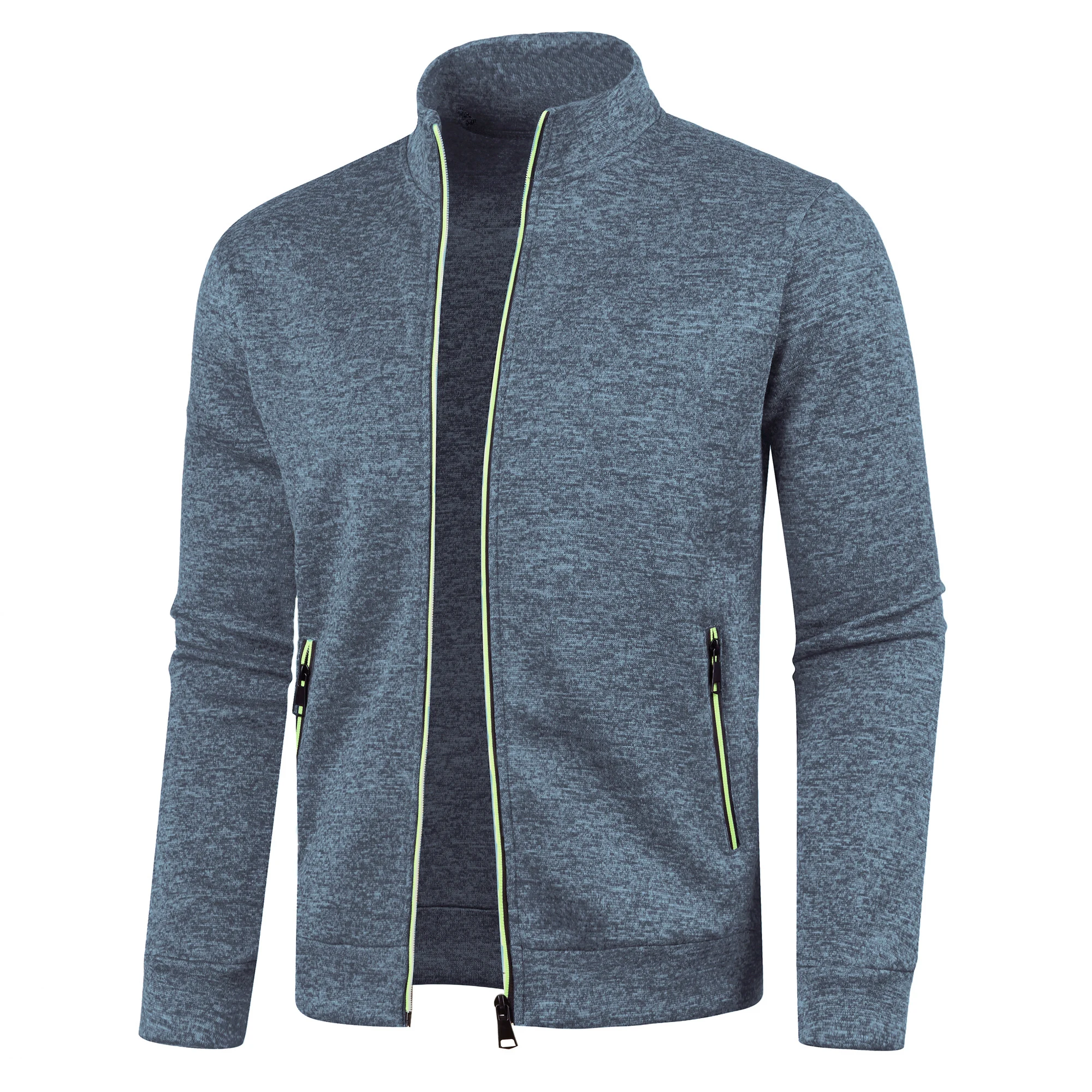 Autumn/winter Men's top Jacket Men's long zip sleeve jacket
