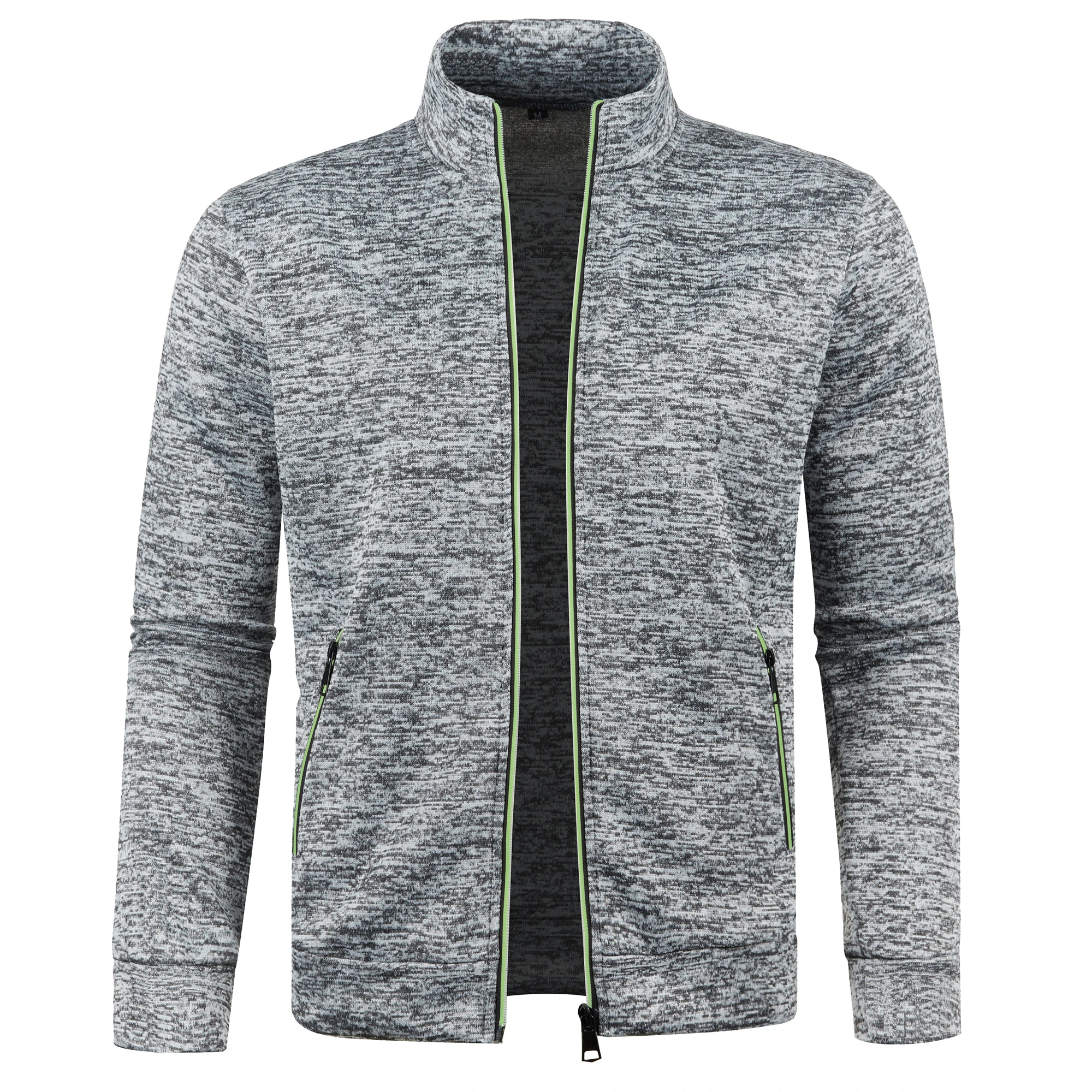 Autumn/winter Men's top Jacket Men's long zip sleeve jacket