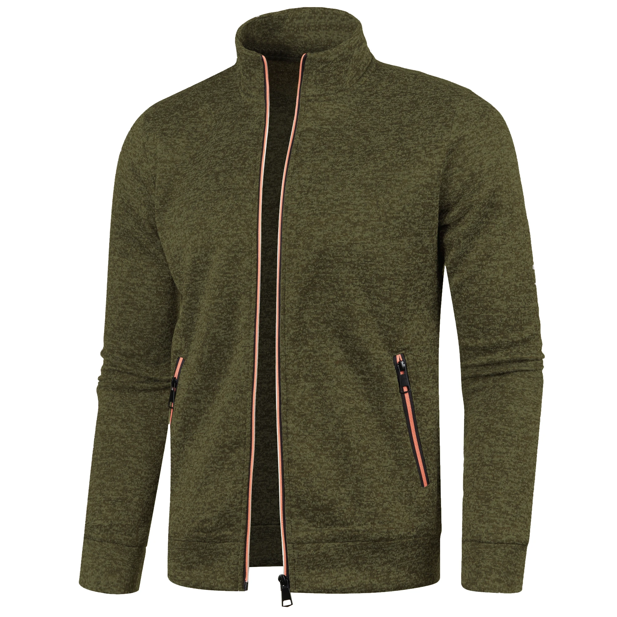 Autumn/winter Men's top Jacket Men's long zip sleeve jacket