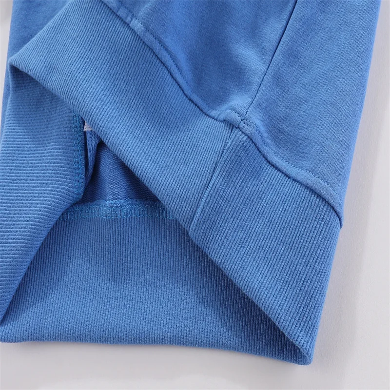 5-7T New Autumn Blue Elmo Sweatshirts Baby Boy Girls Cartoon Shirts Fashion Clothing Long Sleeve Hoody Boys Girls Tops