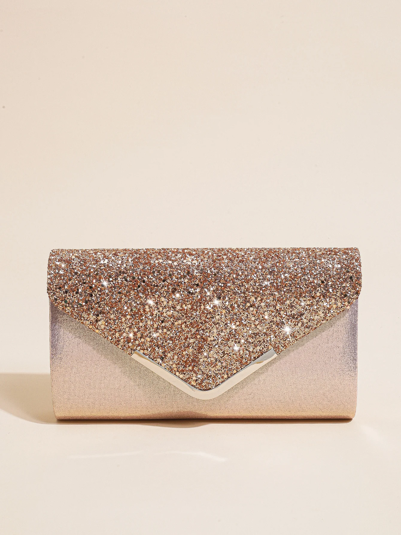 Women Evening Envelope Handbag Prom Sequin Clutch Purse Chain Shoulder Cross Body Bag For Party