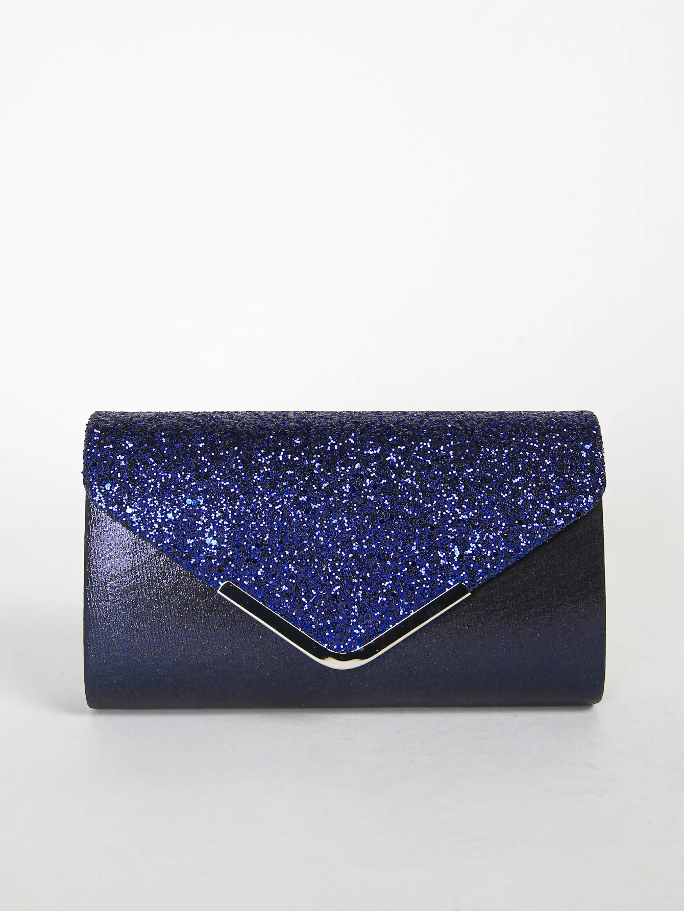 Women Evening Envelope Handbag Prom Sequin Clutch Purse Chain Shoulder Cross Body Bag For Party
