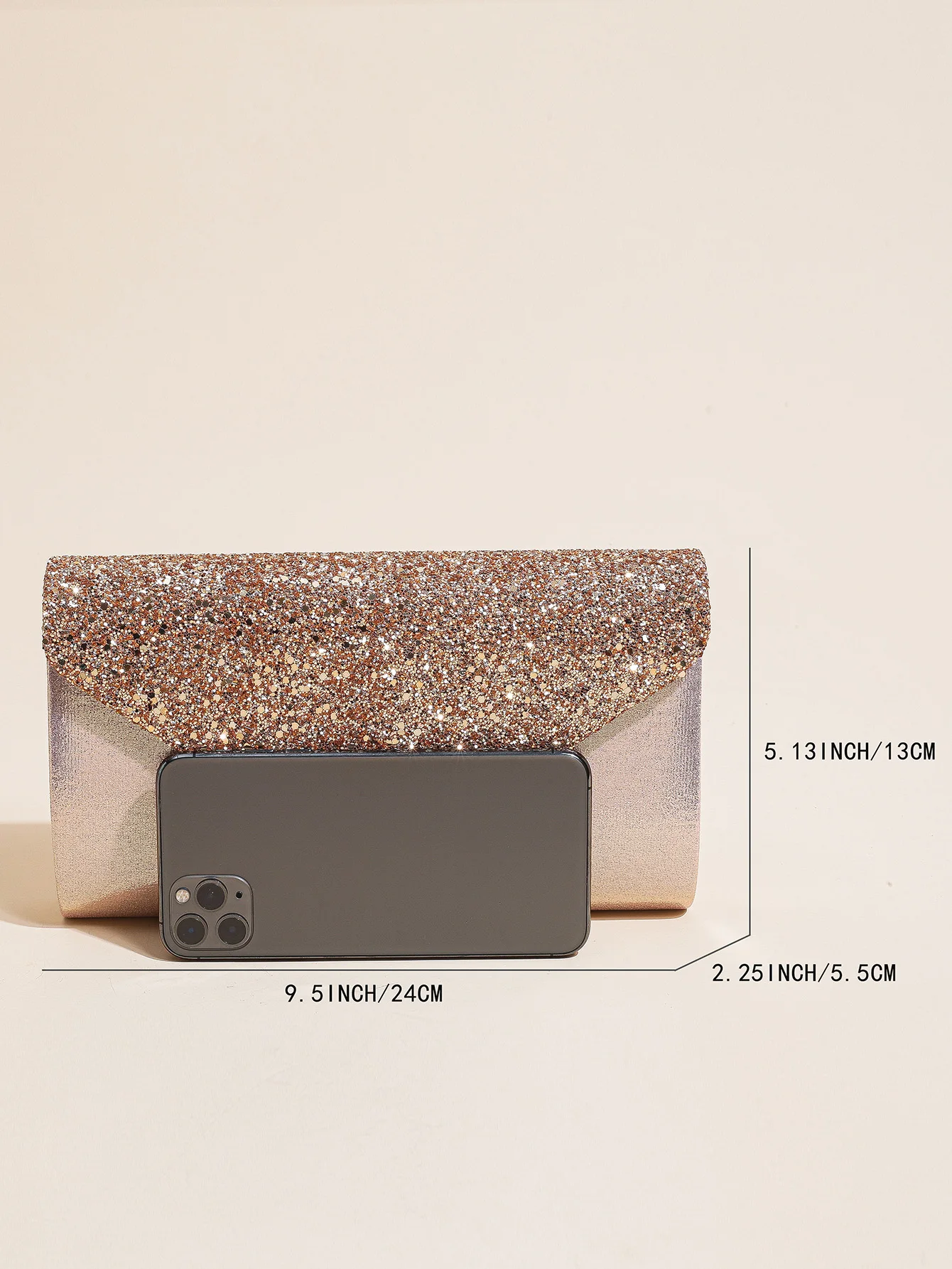 Women Evening Envelope Handbag Prom Sequin Clutch Purse Chain Shoulder Cross Body Bag For Party