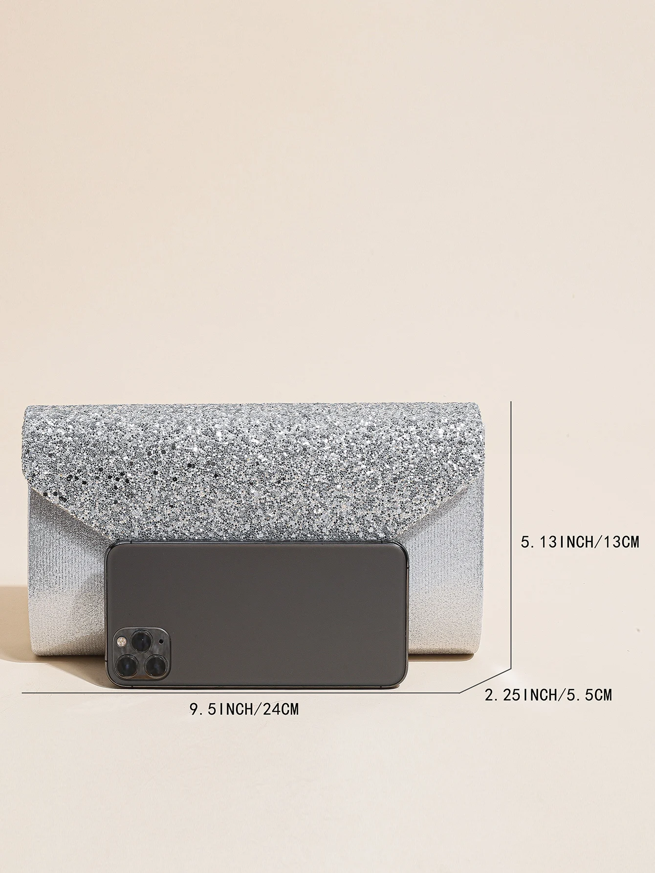 Women Evening Envelope Handbag Prom Sequin Clutch Purse Chain Shoulder Cross Body Bag For Party