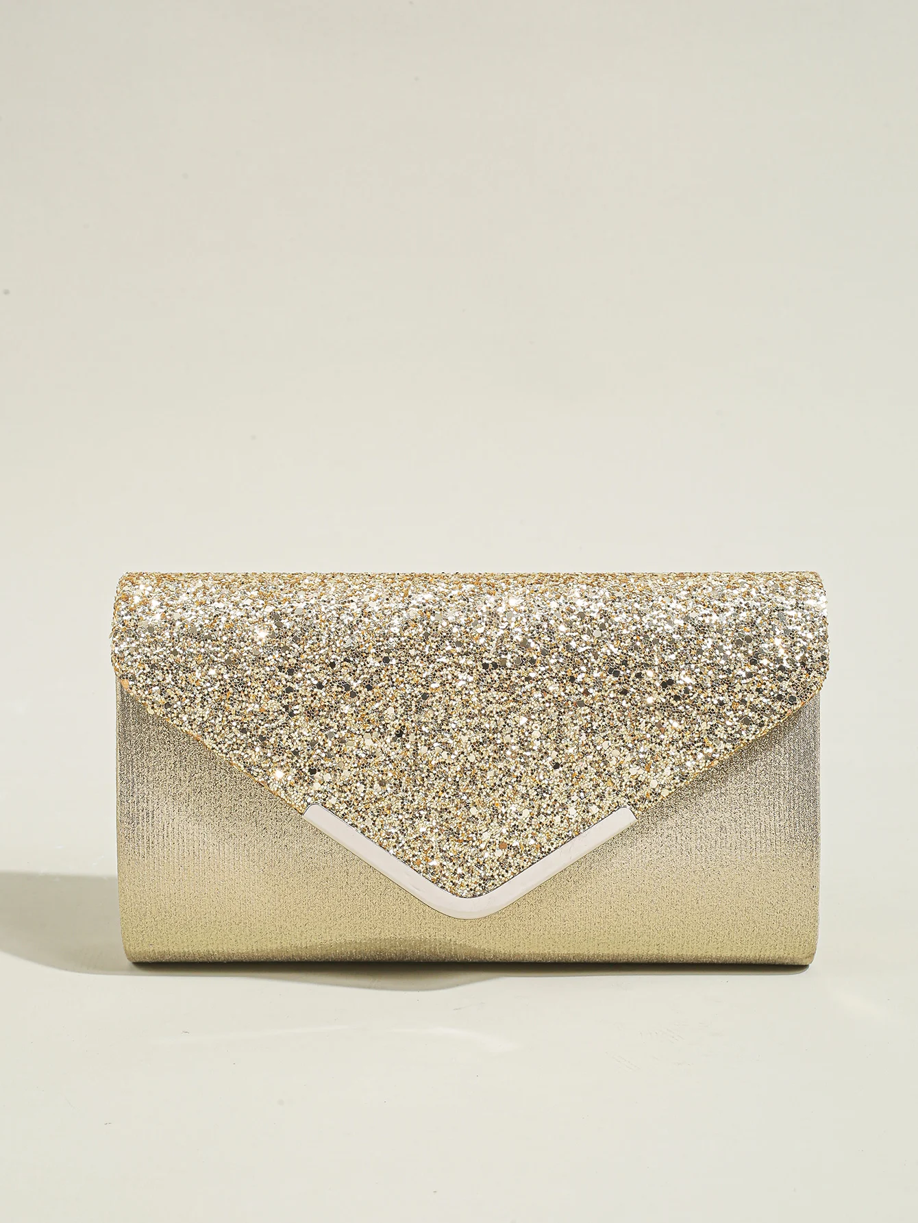 Women Evening Envelope Handbag Prom Sequin Clutch Purse Chain Shoulder Cross Body Bag For Party