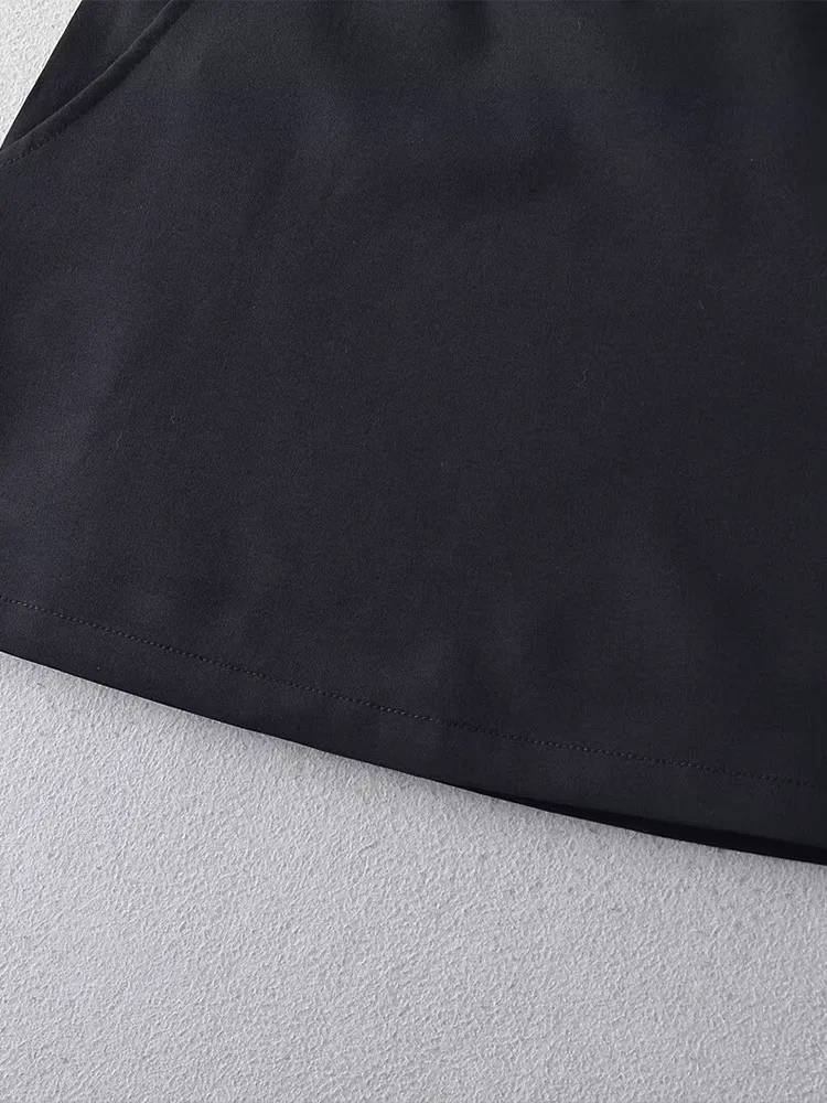 Willshela Women Fashion Solid Back Zipper A-Line Mini Skirt Vintage High Waist Female Chic Lady Skirts
