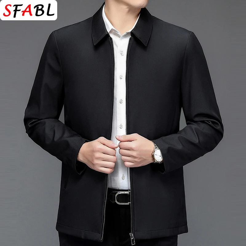 Loose Casual Business Men's Jacket Blazers for Men Formal Social Jacket Solid Color Luxury Office Dress Coat Spring Autumn New