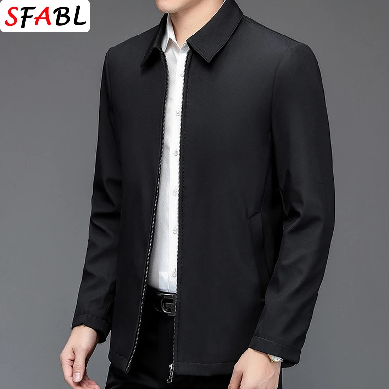 Loose Casual Business Men's Jacket Blazers for Men Formal Social Jacket Solid Color Luxury Office Dress Coat Spring Autumn New