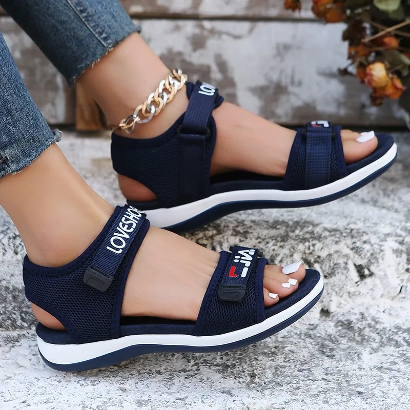 Sandale Summer New Women Open Toe Heightened Platform Sandals Woman Beach Shoes Athleisure Sandals Plus Size 43 Zapatos De Mujer