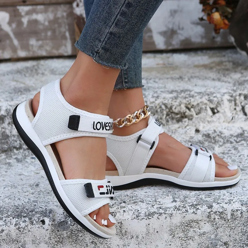 Sandale Summer New Women Open Toe Heightened Platform Sandals Woman Beach Shoes Athleisure Sandals Plus Size 43 Zapatos De Mujer