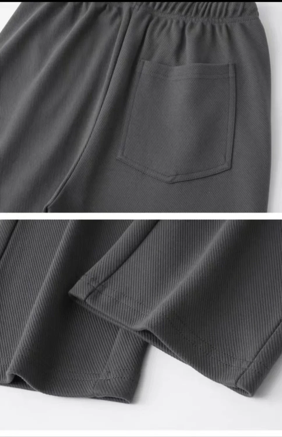 Casual Men Sweatpants Breathable Fashion Sportswear Drawstring Wide Leg Straight Track Pants Cotton Casual Loose Trousers Male