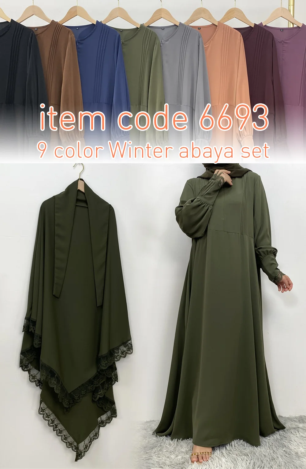 Muslim women's abaya Middle East Dubai abaya Turkish Islamic zipper dress Elegant dress for Arab women in Lent