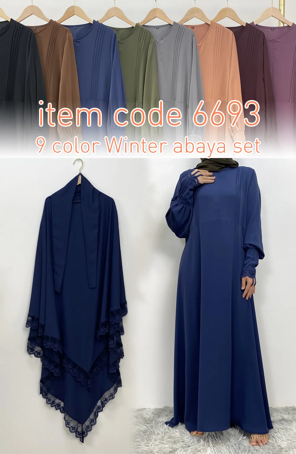 Muslim women's abaya Middle East Dubai abaya Turkish Islamic zipper dress Elegant dress for Arab women in Lent