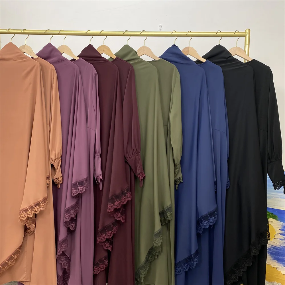 Muslim women's abaya Middle East Dubai abaya Turkish Islamic zipper dress Elegant dress for Arab women in Lent