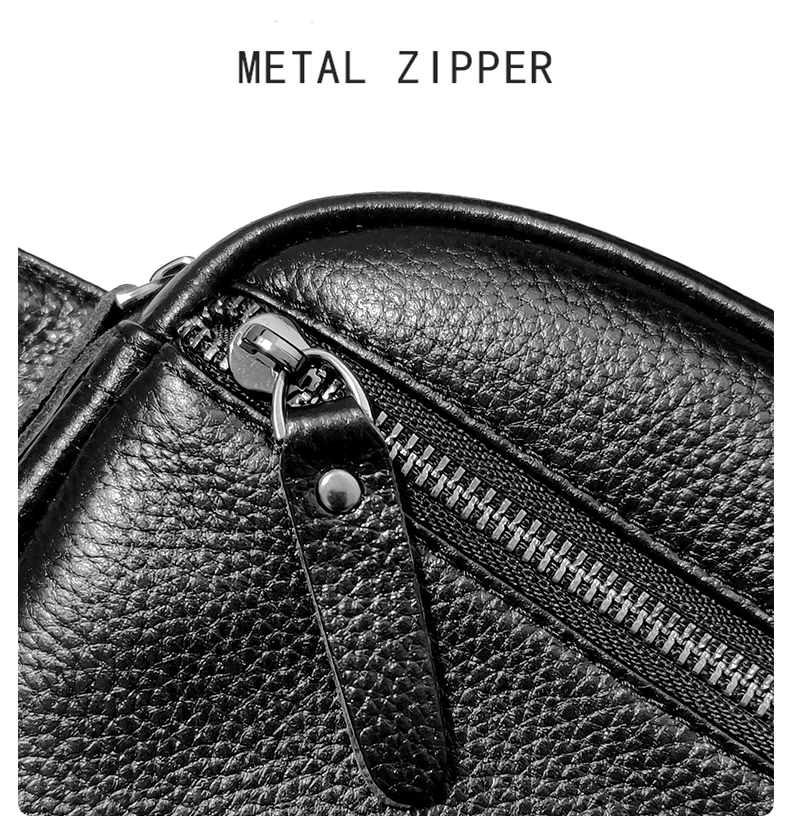 Fanny Pack Waist Bag Multifunction Genuine Leather Hip Bum Bag Travel Pouch For Men and Women For Hiking Running And Cycling