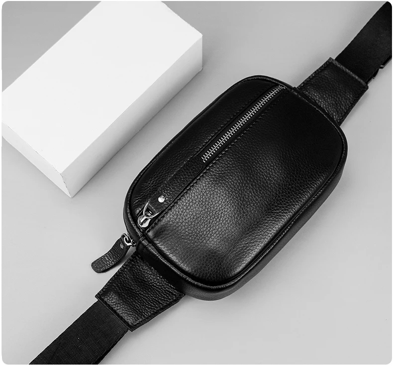 Fanny Pack Waist Bag Multifunction Genuine Leather Hip Bum Bag Travel Pouch For Men and Women For Hiking Running And Cycling