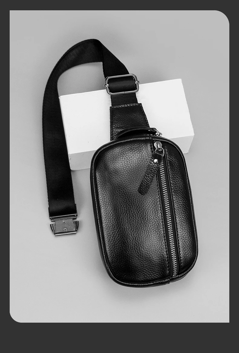 Fanny Pack Waist Bag Multifunction Genuine Leather Hip Bum Bag Travel Pouch For Men and Women For Hiking Running And Cycling