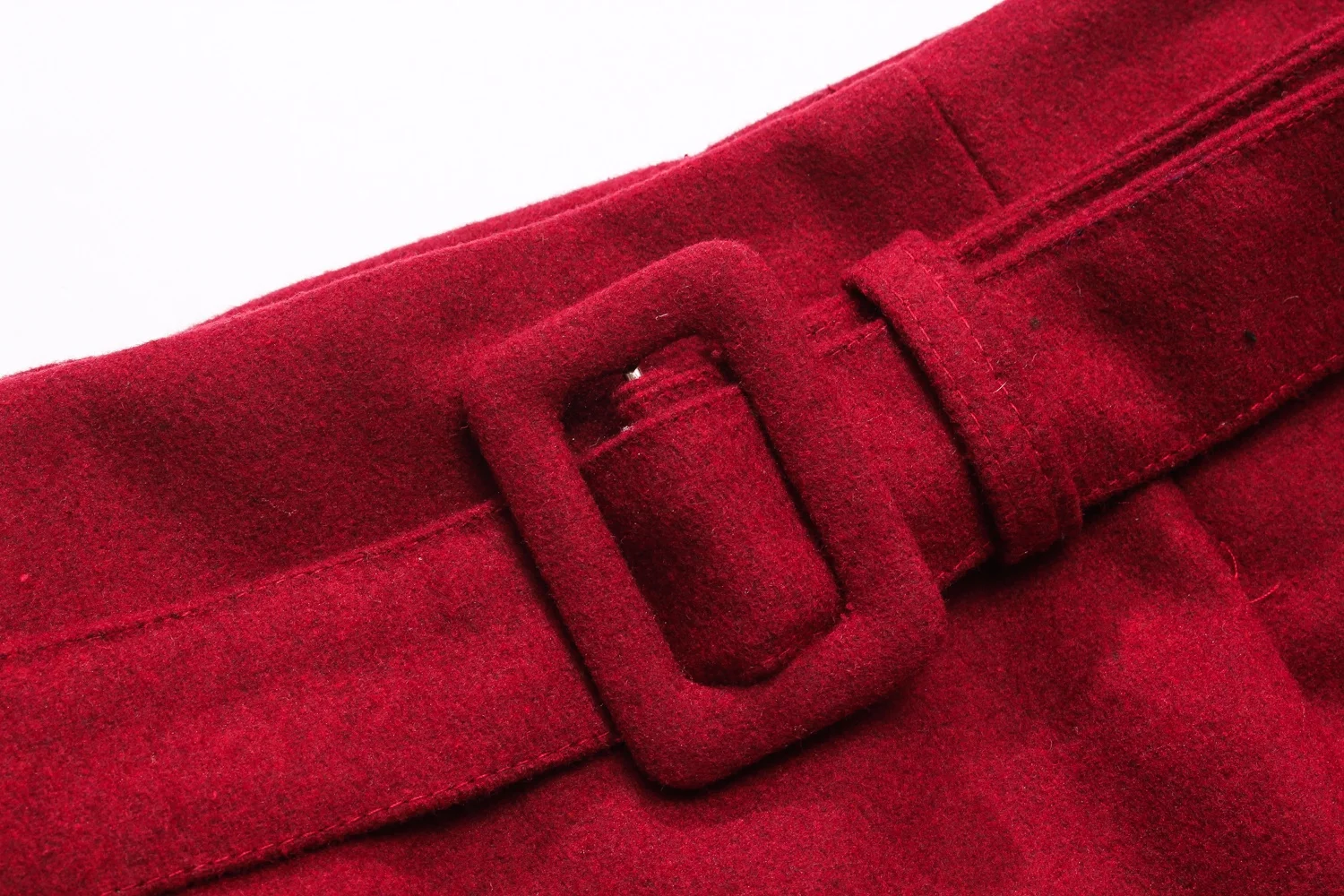 Fashion new large size high waist fashion casual mid-length wool pencil skirt women's skirts women.