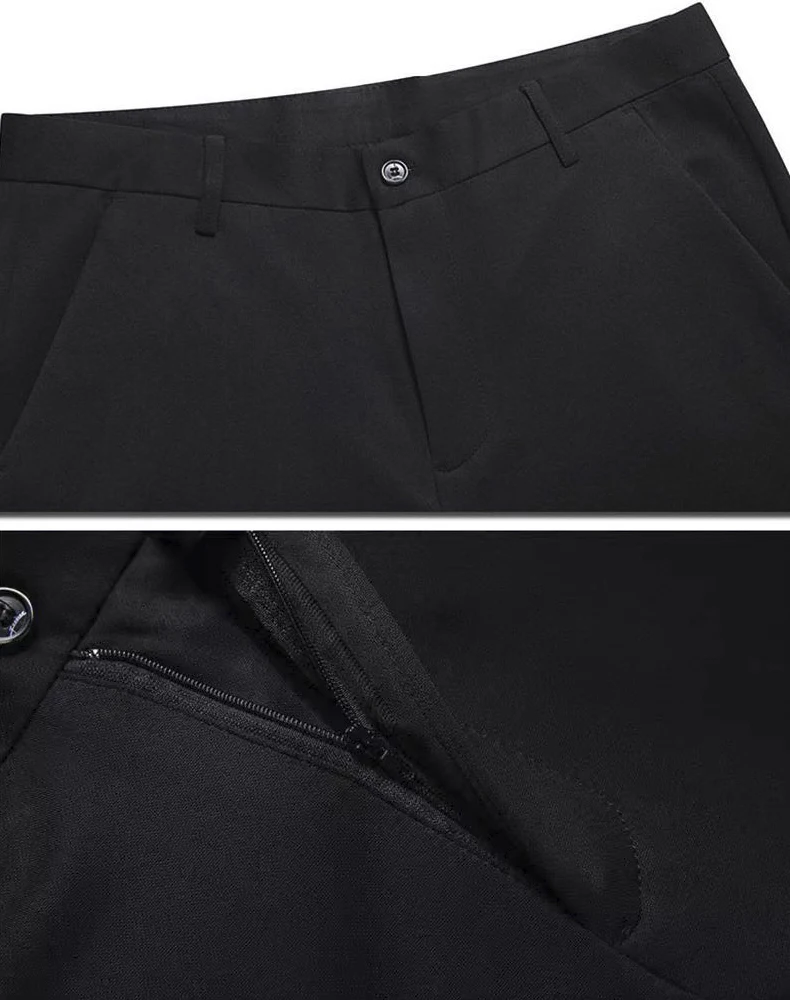 Spring Autumn Men's Casual Business Suit Pants Sports Stretch Suit Pants Male Trousers Big Size Loose Straight Dress Pants