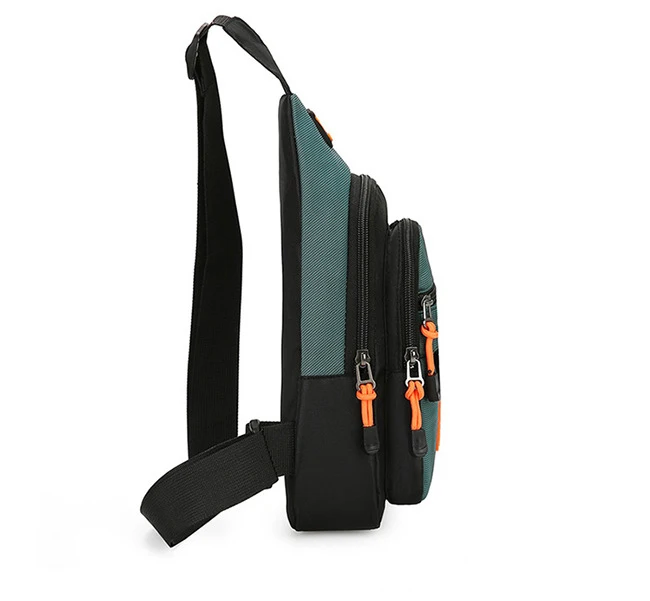 Men's Chest Bag Casual Messenger Bag MultiFunctional Crossbody Bags For Husband Male Korea Shoulder Bag Sport Outdoor Chest Pack