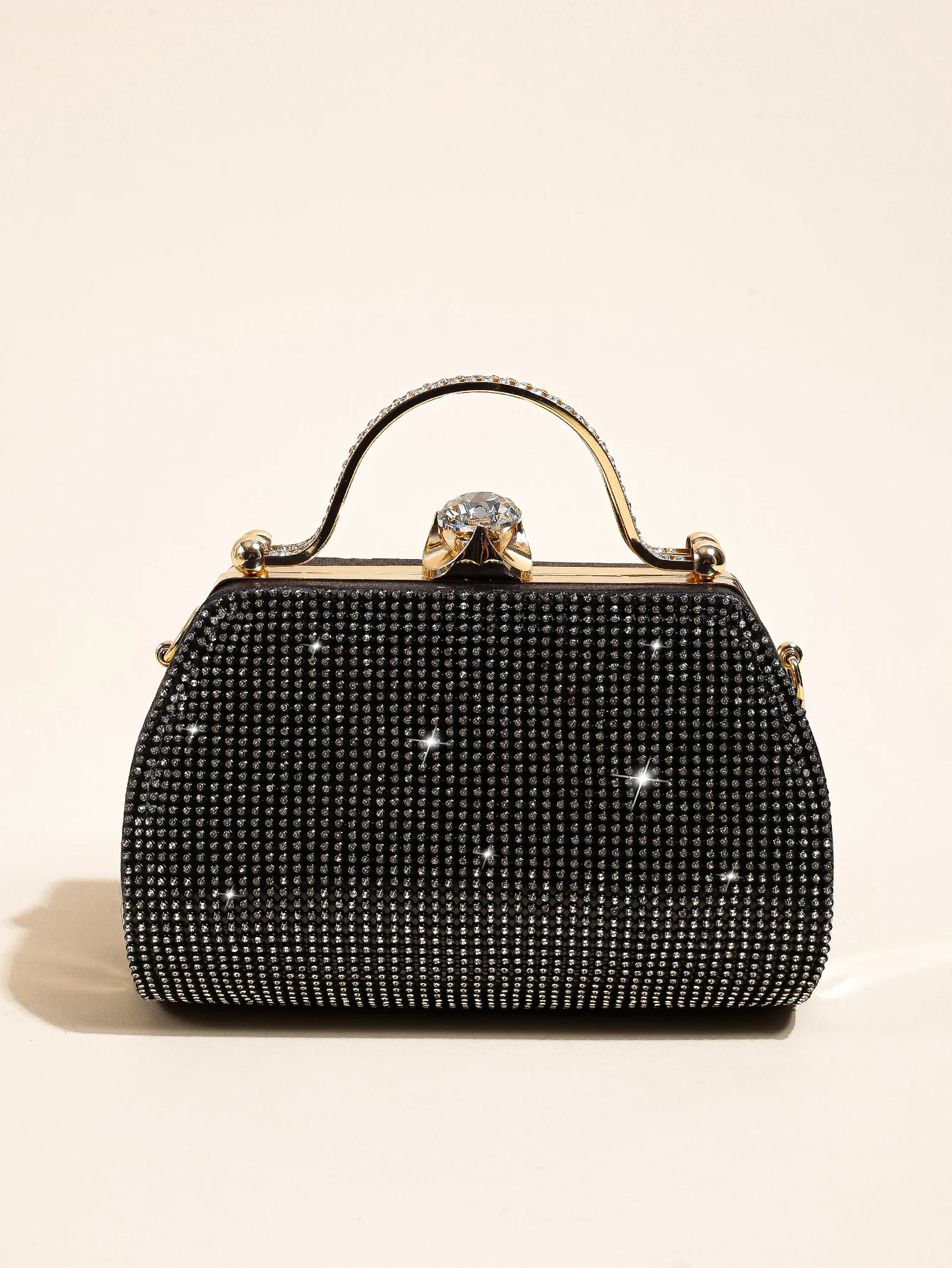 1 PC Glitter Women's Evening Bags Formal Party Clutches, Elegant Sparkling Crystal Clutch Purses Bride and Bridesmaid Handbag Fo