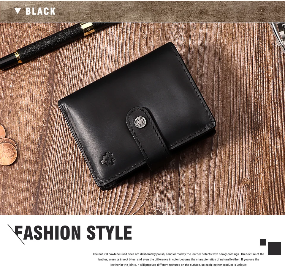 Crazy Horse Leather RFID Credit Card Holder Mens Double Anti Rfid Bank Cardholder Case Wallet Metal Business Minimalist Purse