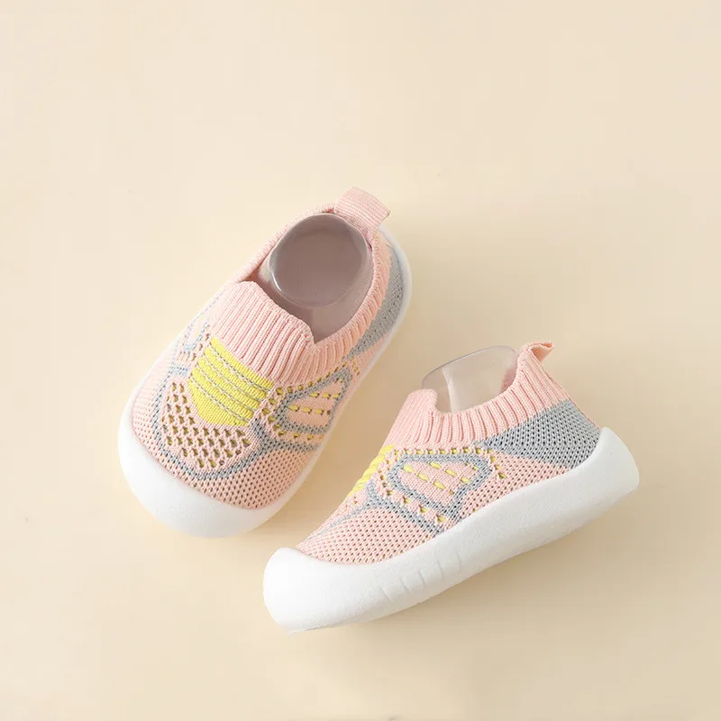Summer Breathable Mesh Baby Shoes Newborn Toddler Shoes Baby Girl Baby Socks Shoes Soft Bottom Non-slip Baby Boy Shoes 0-5 Years
