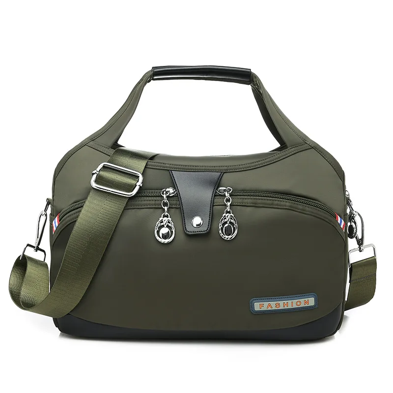 Women Crossbody Bags Large-Capacity Oxford Cloth Sling Crossbody Bag Waterproof Anti-Theft Female Travel Shopper Mommy Hand Bag