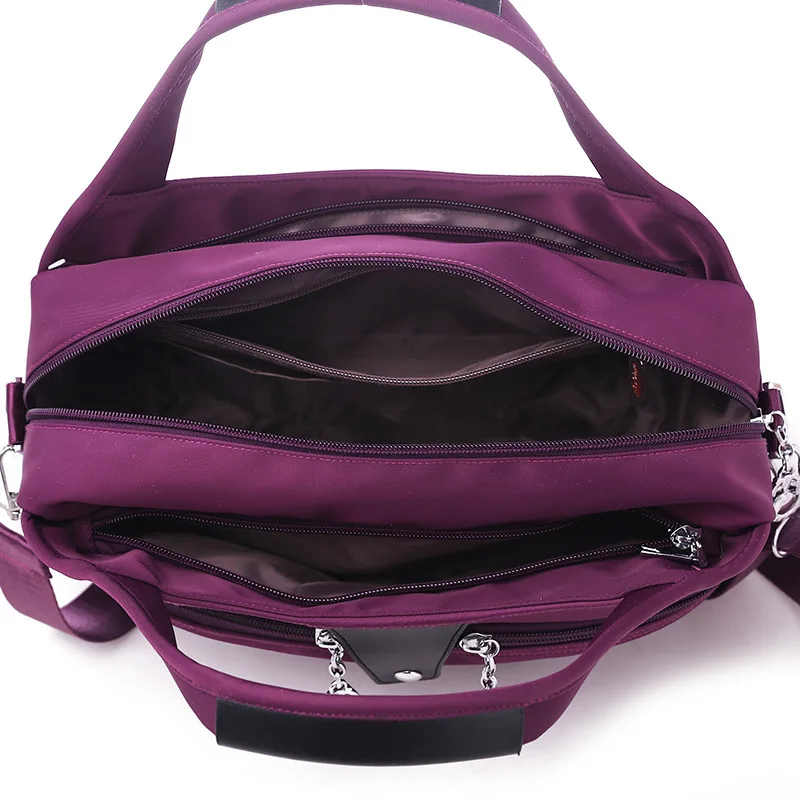 Women Crossbody Bags Large-Capacity Oxford Cloth Sling Crossbody Bag Waterproof Anti-Theft Female Travel Shopper Mommy Hand Bag