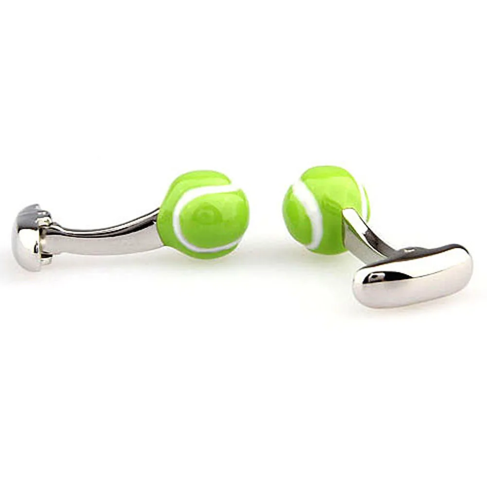 27 Designs Ball Cufflinks Men Sports Cuff Links Shipping Baseball Tennis Football Soccer Basketball Golf Badminton
