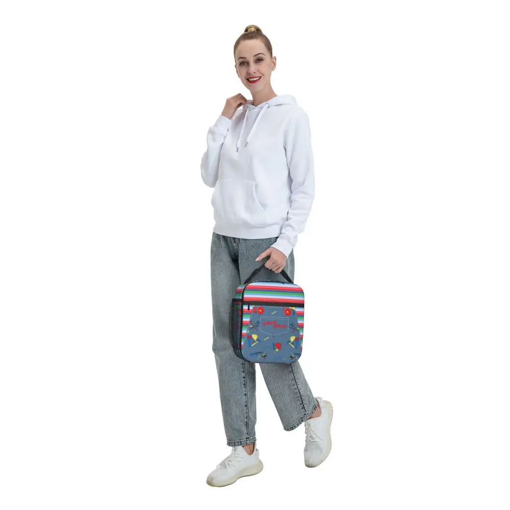 Good Guys Child Doll Chuckys Insulated Lunch Bags Food Bag Portable Cooler Thermal Lunch Box For School Office