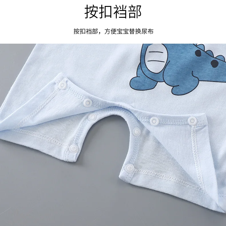 Summer cartoon Baby One-piece Clothes Romper Short Sleeve Climb Clothing Newborn Jumpsuits Toddler Girl boy Onesie