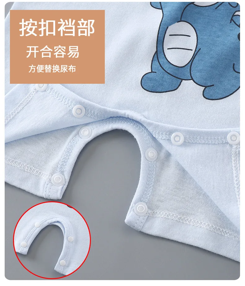 Summer cartoon Baby One-piece Clothes Romper Short Sleeve Climb Clothing Newborn Jumpsuits Toddler Girl boy Onesie