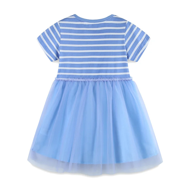 Jumping Meters Fairy Tale Summer Princess Girls Dresses Kids Vestidos Party Birthday Baby Clothing Embroidery Dress Wedding