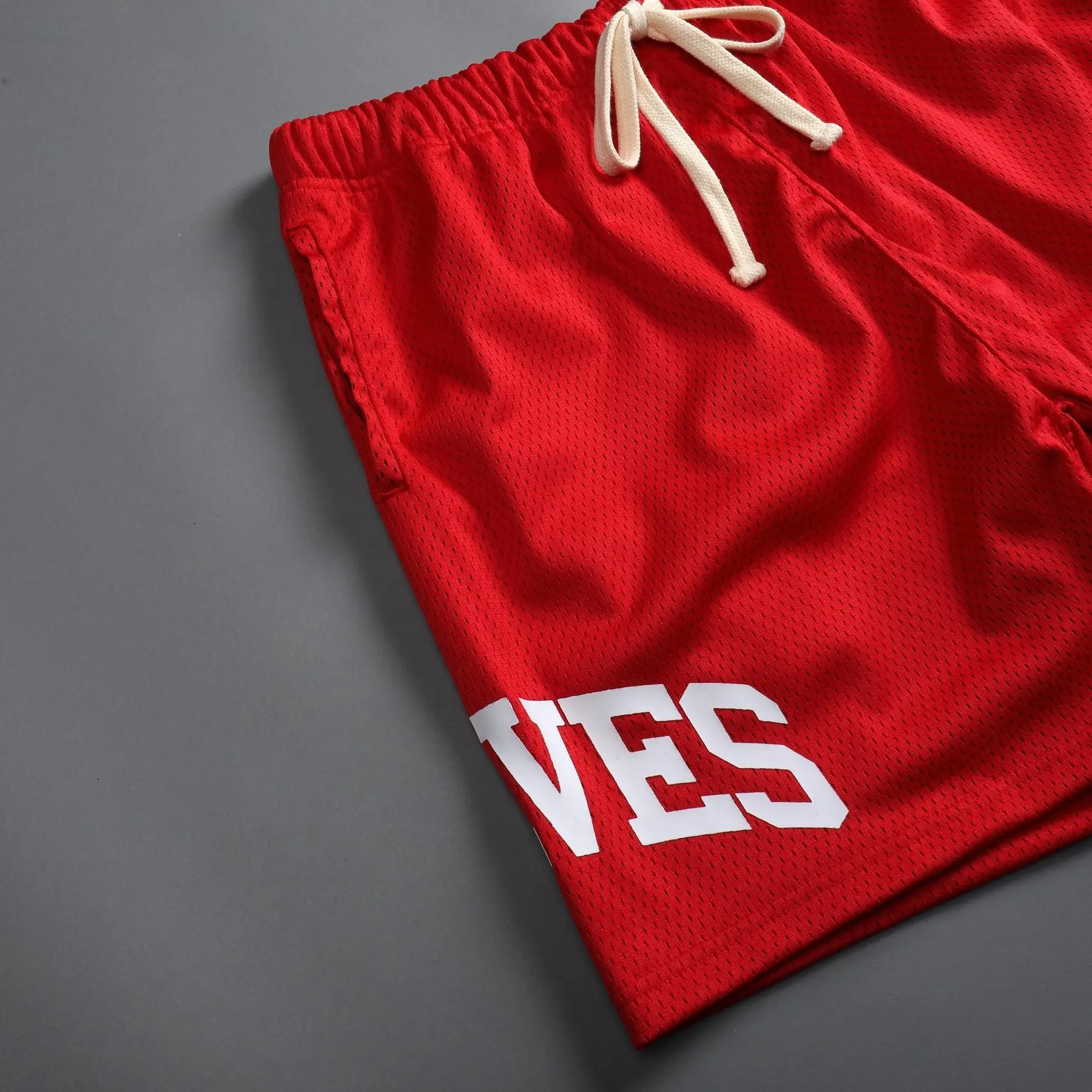 2024 Summer New Men's Fashion Beach Trend Shorts Mesh Breathable Fast Drying Comfortable Multi-Color Outdoor Running Shorts For