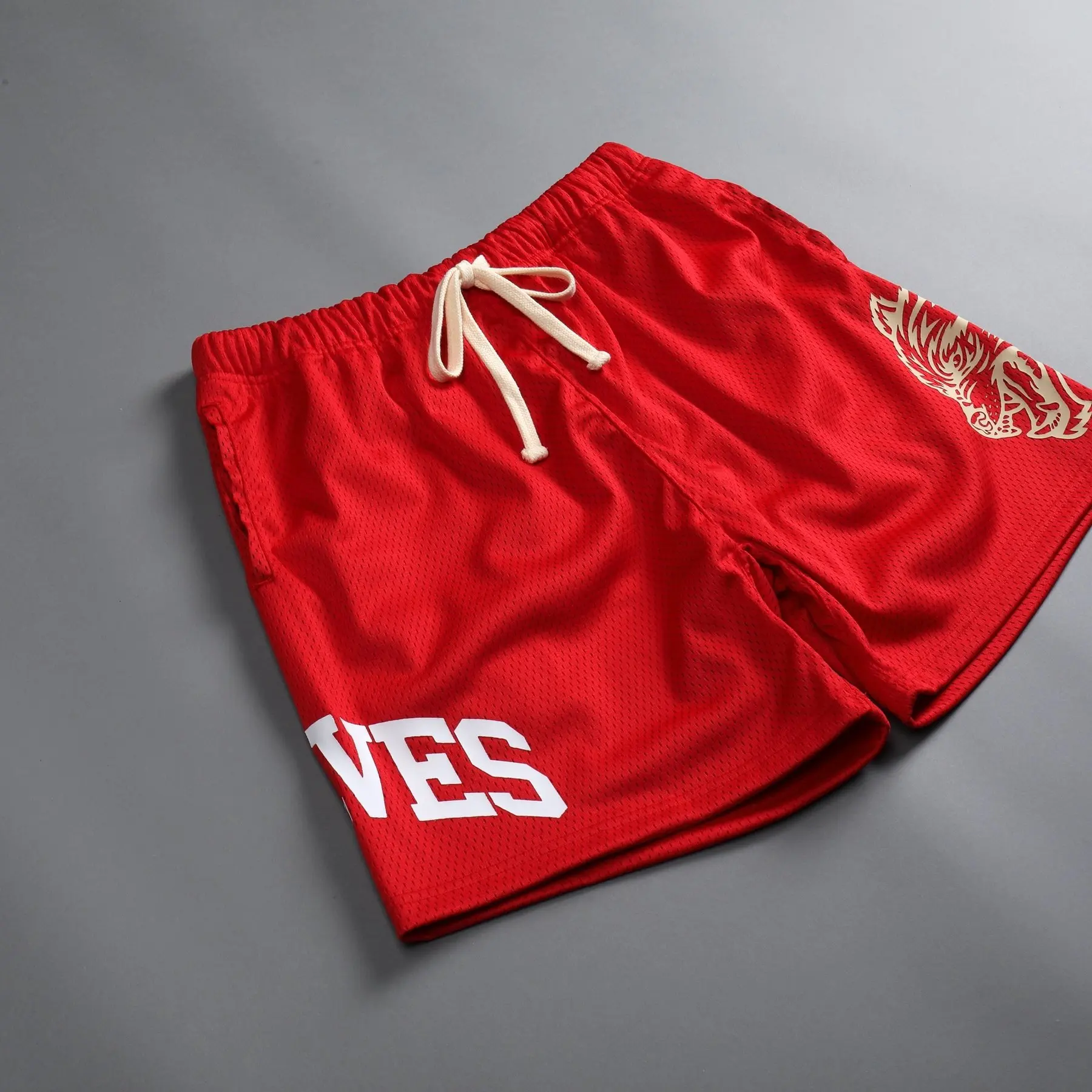 2024 Summer New Men's Fashion Beach Trend Shorts Mesh Breathable Fast Drying Comfortable Multi-Color Outdoor Running Shorts For