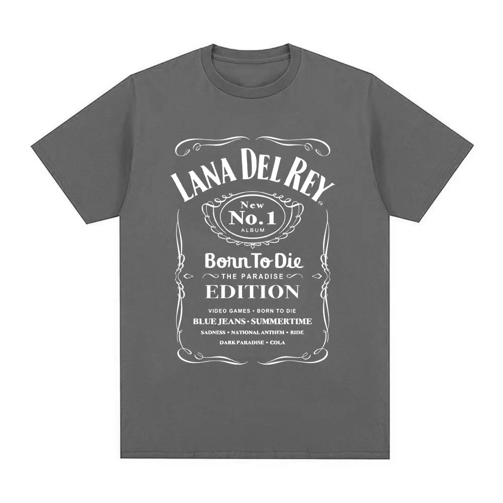 Singer Lana Del Rey T-shirt Men Women Fashion Hip Hop Short Sleeve T Shirts Summer 100% Cotton Casual Soft Tee Shirt Streetwear