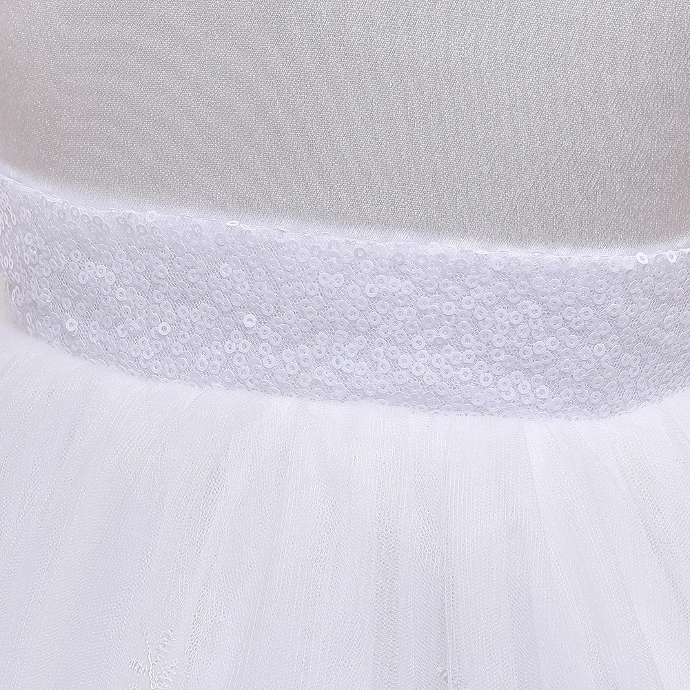 Baby Girls Princess Dress Baby Baptism Dress Toddler Easter Costume Children Evening Party Gown 2025 New Girl White Dress